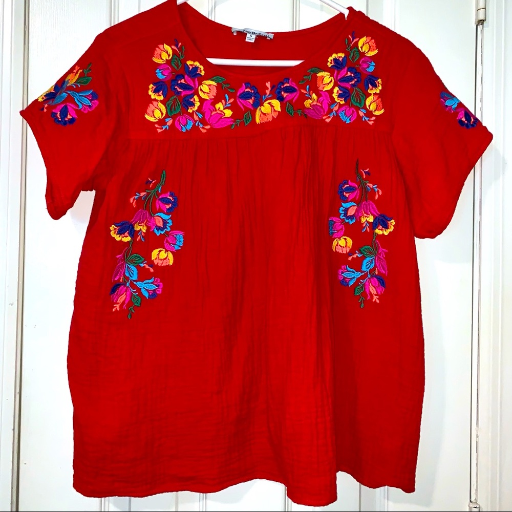 See and Be Seen Embroidered Top